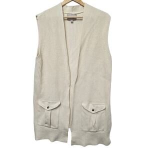 Banana Republic Heritage Collection Womens Minimalist Blanket Wrap Knit Vest M